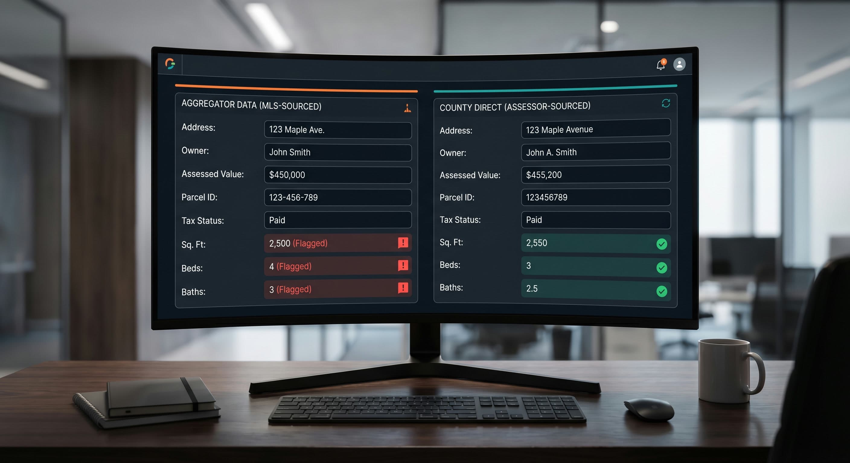 Real Estate Data Aggregators vs. County Records: Why the Source System Matters More Than You Think